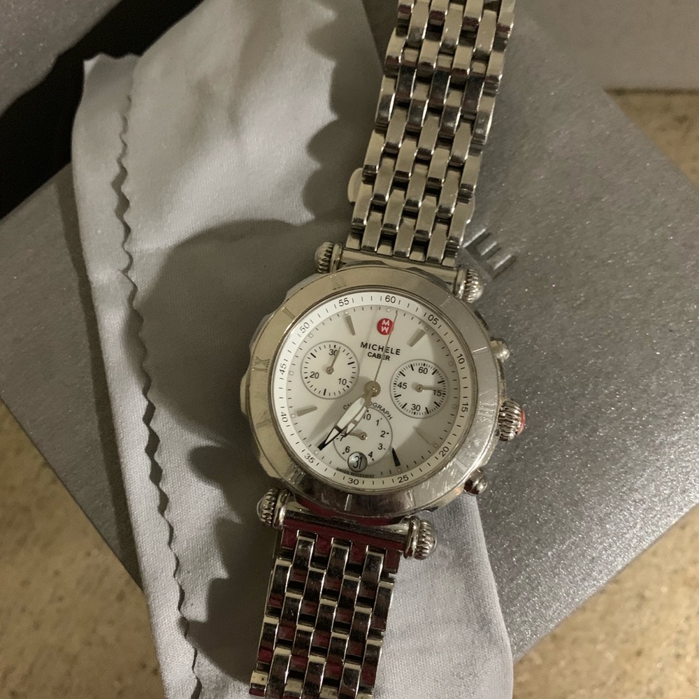 Michele Caber Chronograph watch. Used.